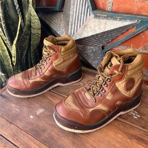 Hodgman Lakestream Fly Fishing Felt Sole Wading Boots #19204 Men’s Size 8